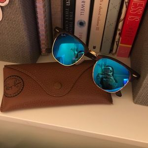 Ray ban clubmaster (blue lens)